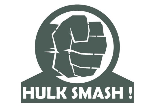 Incredible Hulk Logo 2 DXF File For CNC Plasma or Laser Cut