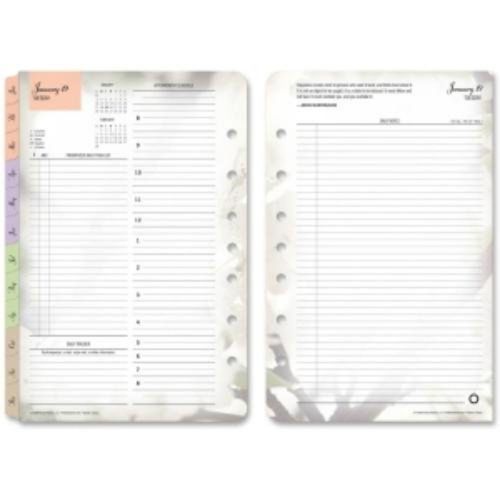 Franklin Covey Blooms Garden Design Classic Planner Refill NEW Free Shipping