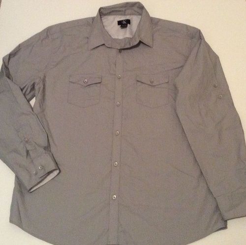 Calvin Klein used dress shirt Gray XL