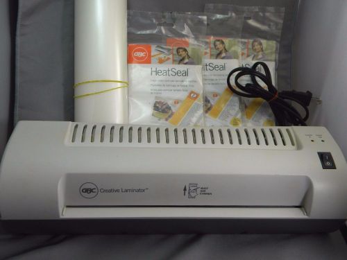 Gbc heatseal 9&#034; creative laminator - 1701860 - white for sale
