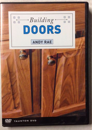 FWW DVD Building Doors by Andy Rae - VG+ cond.