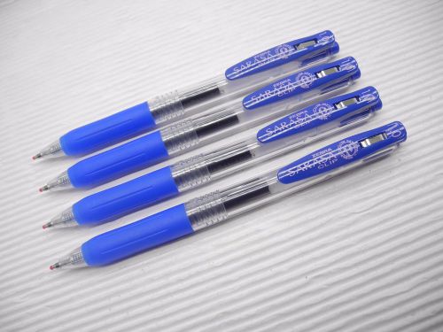10pcs Zebra Sarasa Clip 1.0mm broad roller ball pen Blue(Japan)
