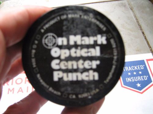 CENTER PUNCH ON MARK Optical Center Punch