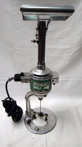 WOLF KX35 KNEE ACTION INDUSTRIAL CLOTH DRILL DRILLING MACHINE 8&#034; NEEDLE