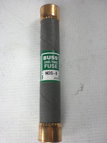 Bussman One-Time Fuses Nos-8 Qty 10
