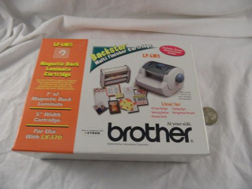 New Sealed ~ Brother LF-LM5  Magnetic Back Laminate Cartridge  Use With LX-570