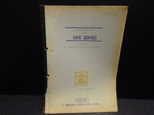 OSAKA KIKO TECHNICAL DATA BOOK GMC-TECH-DATA-1_OKK GMC, OKK-CNCMATIC-G