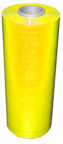 (1) roll machine pallet wrap stretch film 20&#034; x 5000&#039; 63 gauge yellow color for sale