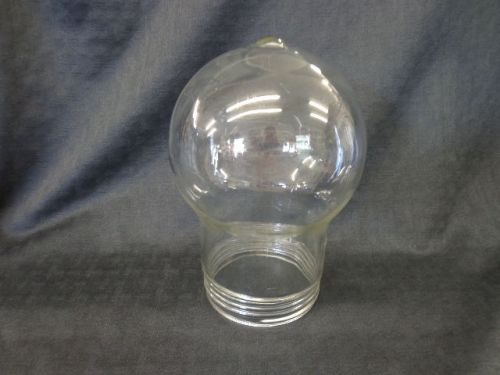 VINTAGE CROUSE HINDS clear GLASS industrial LIGHT SHADE..VDB 3 !!