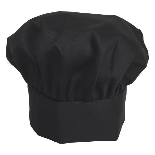 Obvious Chef - Black Chef Hat - Adjustable Velcro Fit - Adult (Black)