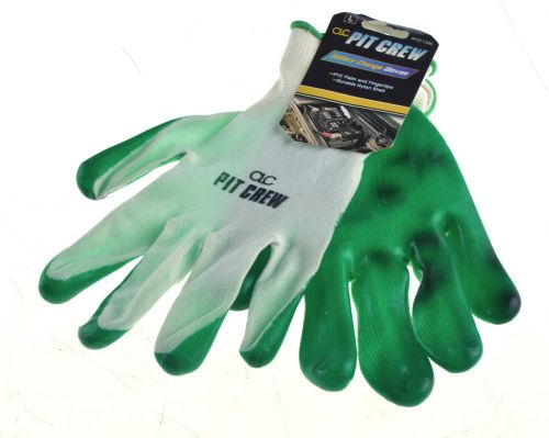 New H2139L CLC Pit Crew Battery Change Gloves - Size Large - White /Green