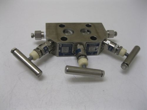 Anderson greenwood mc3vis-4 coplanar transmitter manifold 3-valve new d14 (1960) for sale