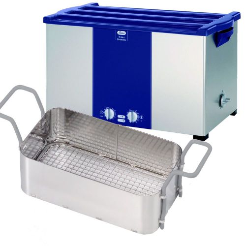 New ! elma e300h 7.5 gal. ultrasonic cleaner w/timer + heat + cover + basket for sale