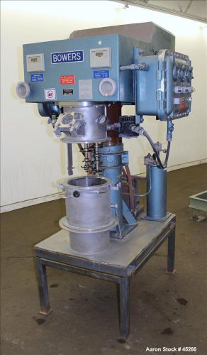 Used- bowers vacuum orbital shaft mixer processor, model 10l. o.s.p., 10 liter ( for sale