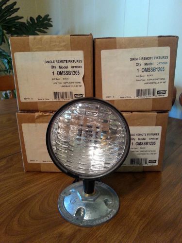 LOT OF FOUR Hubbell Single Remote Fixtures #OMSSB1205 Lamphead 12 Volt (NIB)