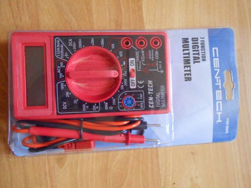 Cen-tech 7 function digital multimeter, #98025, harbor freight for sale