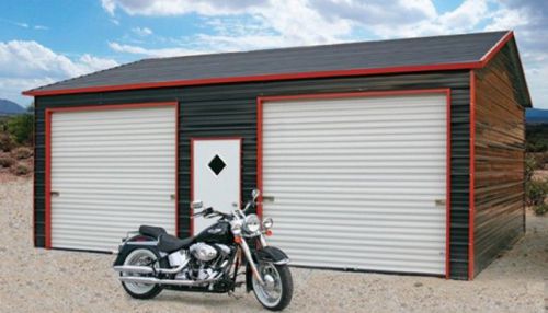 20 x 26 x 9  Metal Garage Delivered and Installed Two Car garage &amp; storage