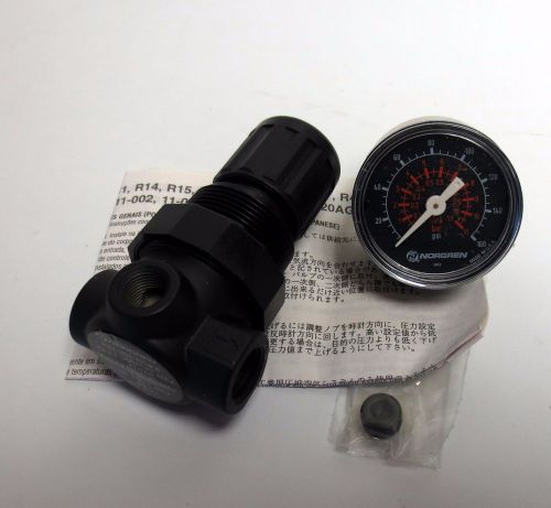 New norgren  pressure pci regulator r07-200-rgka with gauge 0-160 pci for sale