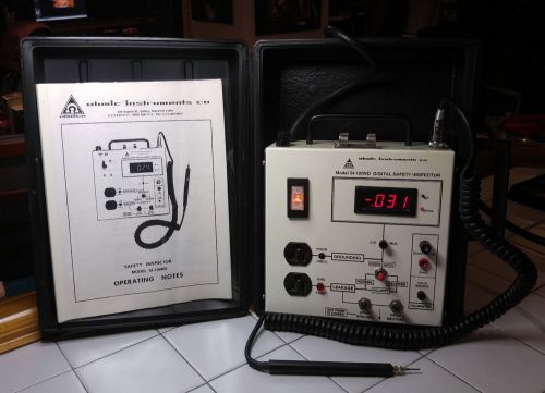 OHMIC INSTRUMENTS SI-100ND SAFETY INSPECTOR