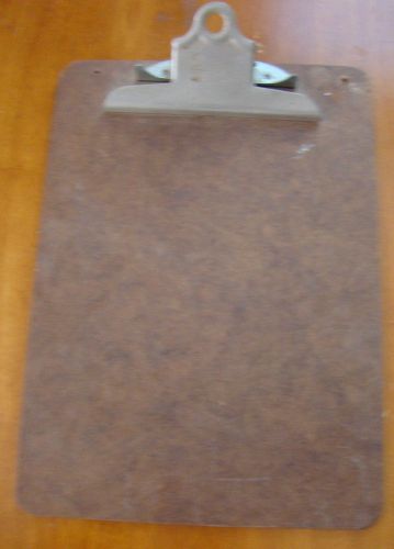 VINTAGE CLIPBOARD TOP SCHOLAR METAL CLIP