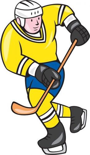 30 Custom Ice Hockey Player Personalized Address Labels