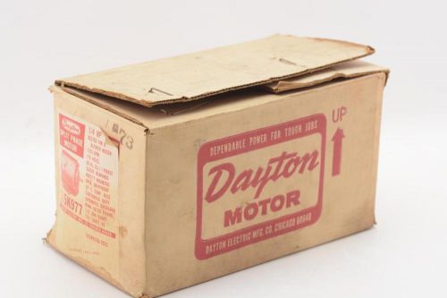 1/4 HP Dayton Split Phase AC Motor Model 5K977 -115 V 1725 RPM. ORIG BOX