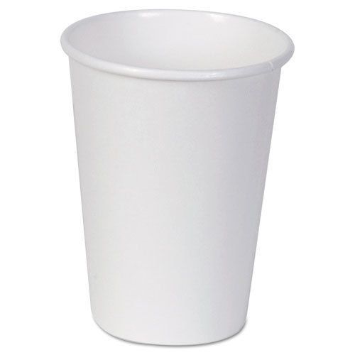 Paper cups, hot, 12 oz., white, 50/bag for sale