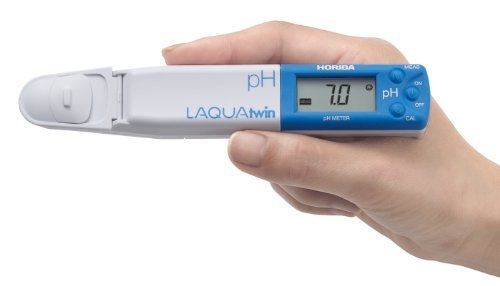 HORIBA LAQUAtwin 3200456563 Model B-713 Compact pH Meter, 0.1/0.01pH Range