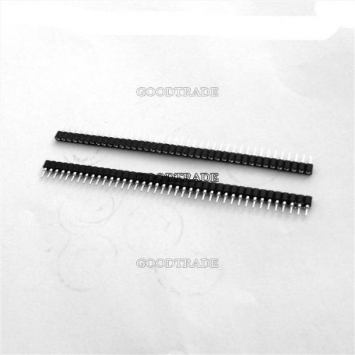 100pcs single row socket female pin header round 1x40 pin new develope diy ic s2 for sale