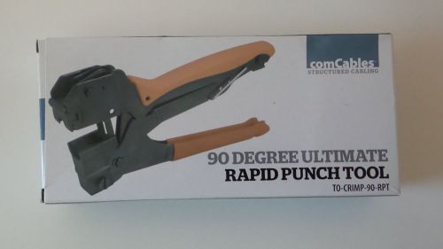 ComCables 90 Degree Ultimate Rapid Punch Tool TO-CRIMP-90-RPT-New