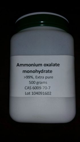 Ammonium oxalate monohydrate, &lt;99%, Extra pure, 500 gm