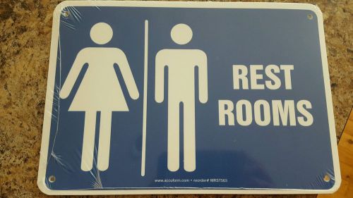Accuform Restroom Sign