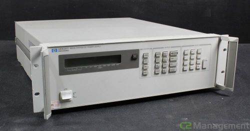 Hp 6624a quad system dc power supply 0-50v/0.8a or 0-20v/0-2a w/ option 750 for sale