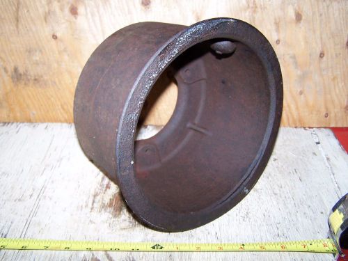 Old fairmont cast iron belt pulley hit miss gas railroad car engine motor steam for sale