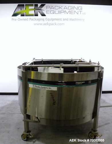 Used- hoppmann corporation food grade centrifugal bowl feeder, model ftf 50, sta for sale