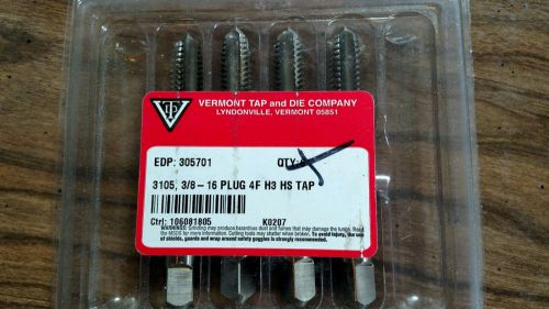 3/8-16  tap vermont tap and die company. free shipping for sale