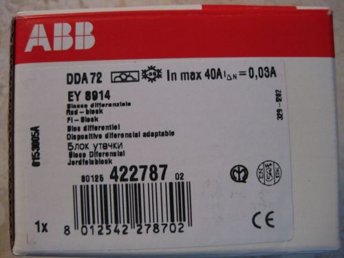 ABB Circuit Breaker DDA72