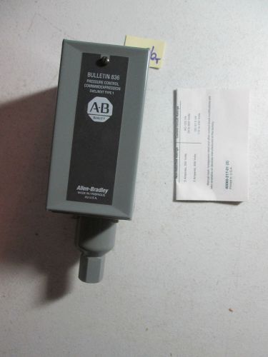 NEW ROCKWELL AUTOMATION ADJUSTABLE PRESSURE CONTROL SWITCH 836-C7 SER A (162)