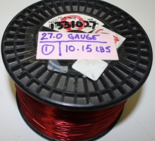 27.0 Gauge Rea Magnet Wire 10.15 lbs / Fast Shipping / Trusted Seller !