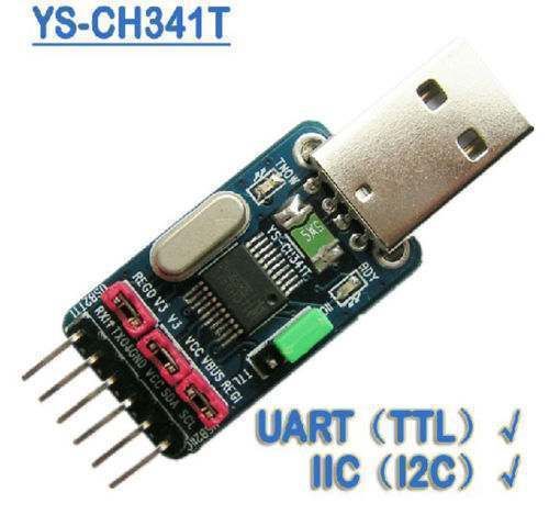 Usb to i2c iic uart ttl master adapter converter stc isp download + sample code for sale