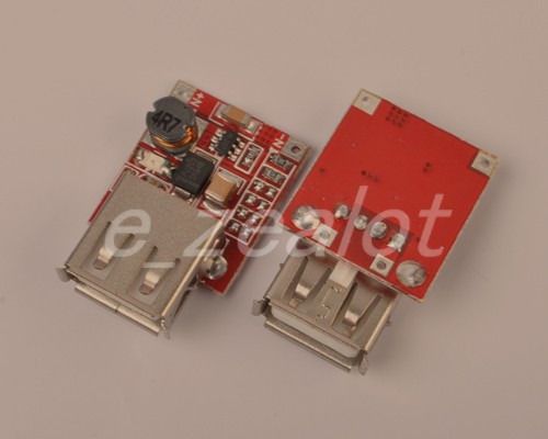 2pcs DC-DC Converter Step Up Boost Module 3V to 5V 1A USB Charger