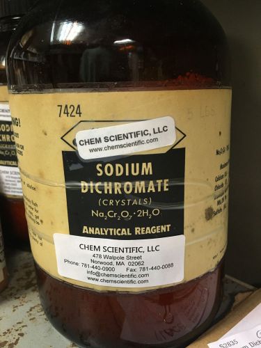 Sodium Dichromate, Reagent Grade, two 5lb packages (10lb total)