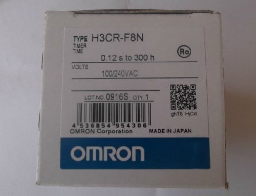 Omron Timer Relay H3CR-F8N 100-240VAC New In Box