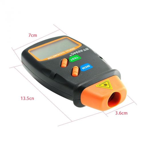 Digital lcd laser photo tachometer non-contact rpm meter measuring tool tester for sale