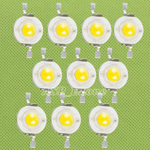 10pcs 1w white high power led 120-130lm light lamp smd chip for sale