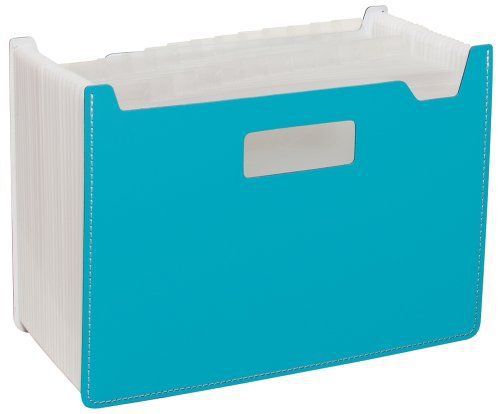 Budgerigar document stand A4 wide 25P Blue FB-2382-10