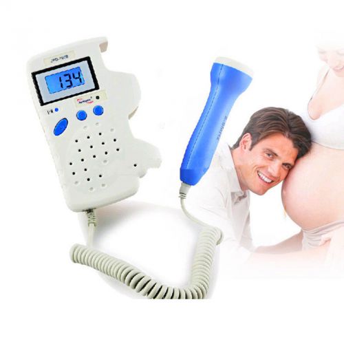 Fetal doppler ultrasound CE 3MHz with LCD Display Baby Heartbeat Monitor
