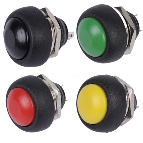 Waterproof Momentary Push Make Button Switch Off 125V New Style Hot Sale