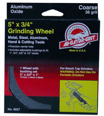 Ali industries 5 x 3/4 x 1-inch coarse grinding wheel for sale