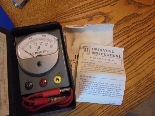 Vintage D.C. Millivolt test meter Honeywell W129A1008